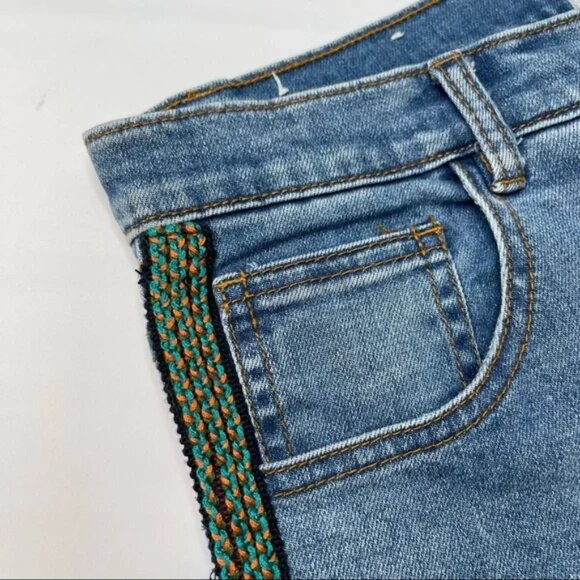 New Look LEYLA Relaxed Skinny Jeans New Look Medium Wash, Size 6P - Picture 4 of 12